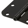 Prime-Line Door Hinge Residential Smooth Pivot, 3-1/2 in. with 5/8 in. Corners, Oil Rubbed Bronze 3 Pack U 1150873